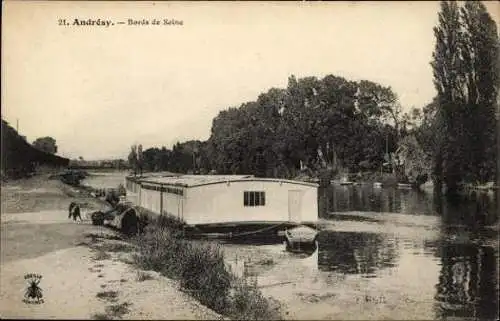 Set von 44 Ak Andrésy Yvelines