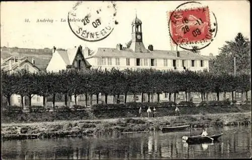 Set von 44 Ak Andrésy Yvelines