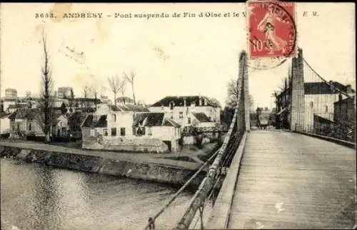 Set von 44 Ak Andrésy Yvelines
