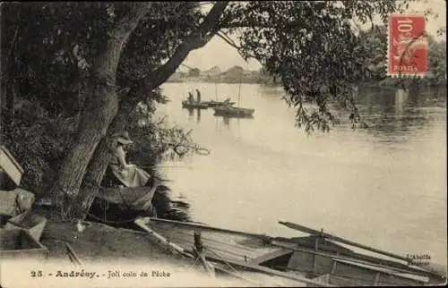 Set von 23 Ak Andrésy Yvelines