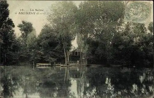 Set von 23 Ak Andrésy Yvelines