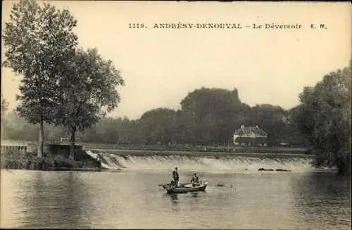 Set von 23 Ak Andrésy Yvelines