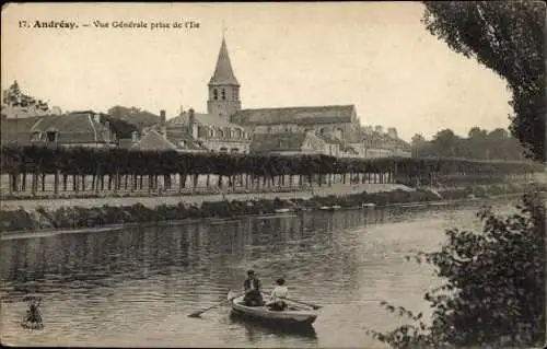 Set von 23 Ak Andrésy Yvelines