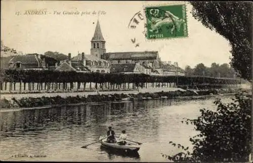 Set von 23 Ak Andrésy Yvelines