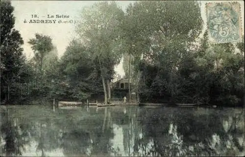 Set von 23 Ak Andrésy Yvelines