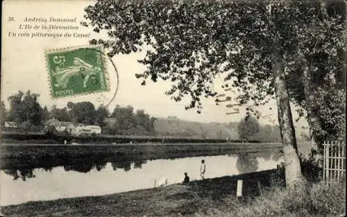 Set von 23 Ak Andrésy Yvelines