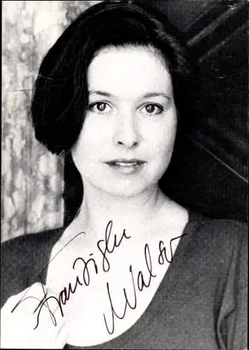 Ak Schauspielerin Franziska Walser, Portrait, Autogramm