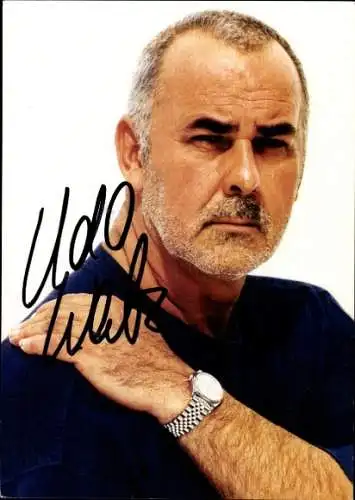Ak Schauspieler Udo Walz, Portrait, Autogramm