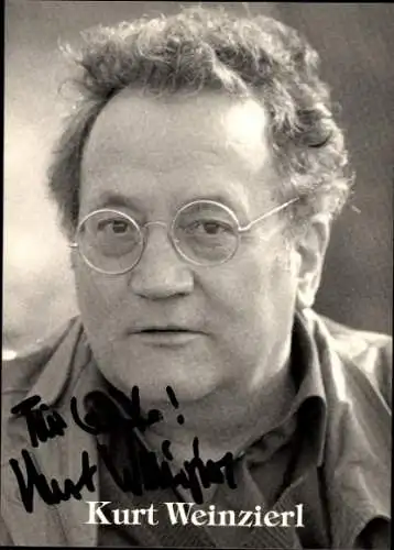 Ak Schauspieler Kurt Weinzierl, Portrait, Autogramm