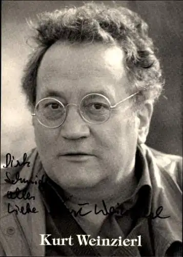 Ak Schauspieler Kurt Weinzierl, Portrait, Autogramm
