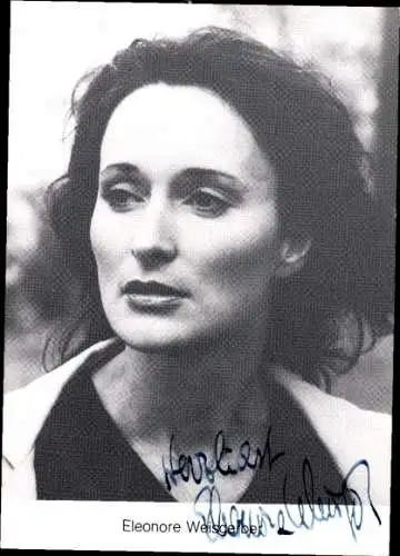 Ak Schauspielerin Eleonore Weisgerber, Portrait, Autogramm