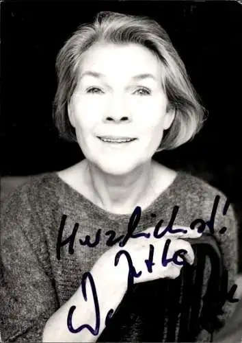 Ak Schauspielerin Jutta Wachowiak, Portrait, Autogramm