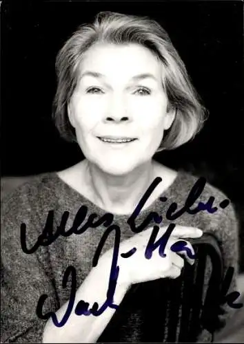 Ak Schauspielerin Jutta Wachowiak, Portrait, Autogramm