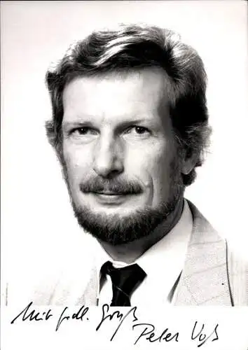 Ak Schauspieler Peter Voss, Portrait, Autogramm