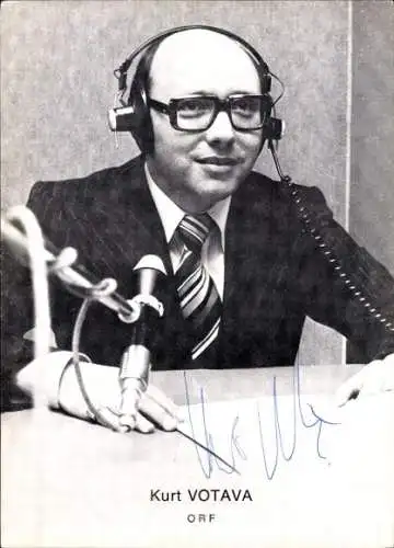 Ak Schauspieler Kurt Votava, Portrait, Autogramm