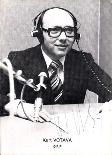 Ak Schauspieler Kurt Votava, Portrait, Autogramm