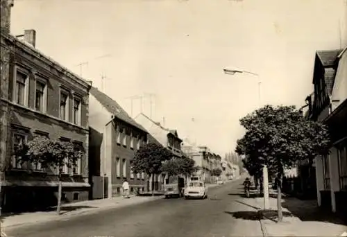 Ak Schkeuditz in Sachsen, Bahnhofstraße