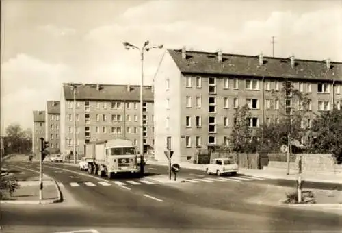 Ak Borna in Sachsen, Straßenpartie