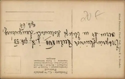 Ak Erbprinz Heinrich XXVII Reuß jüngere Linie, Portrait