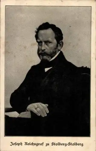 Ak Reichsgraf Joseph Theodor zu Stolberg-Stolberg, Portrait