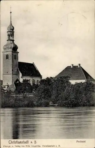 Ak Krzystkowice Christianstadt Nowogród Bobrzański Naumburg am Bober Schlesien, Probstei