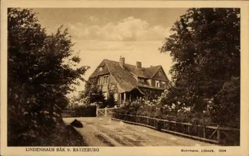 Ak Bäk im Herzogtum Lauenburg, Lindenhaus