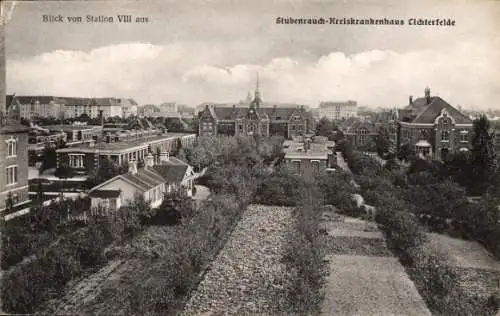 Ak Berlin Steglitz Lichterfelde, Stubenrauch-Kreiskrankenhaus, Blick von Station VIII aus