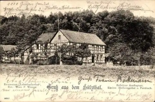 Ak Forsbach Rösrath Nordrhein Westfalen, Restaurant Lembacherhof im Sülztal