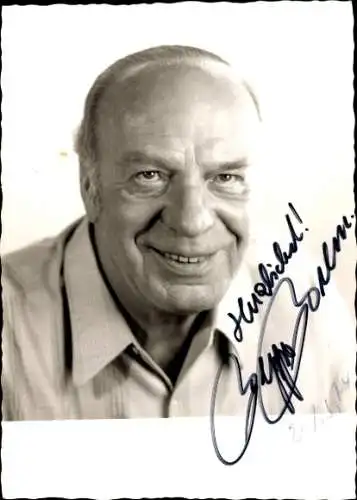 Ak Schauspieler Beppo Brem, Portrait, Autogramm