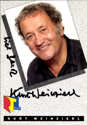 Ak Schauspieler Kurt Weinzierl, Portrait, Autogramm