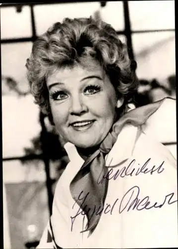 Ak Schauspielerin Ingrid Braut, Portrait, Autogramm