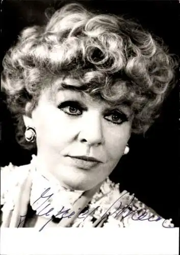 Ak Schauspielerin Ingrid Braut, Portrait, Autogramm