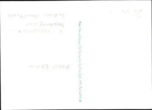 Ak Schauspieler Horst Braun, Portrait, Autogramm