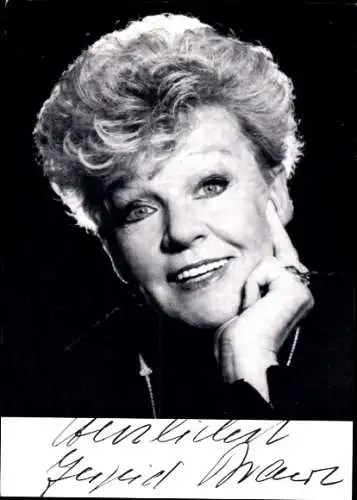 Foto Ak Schauspielerin Ingrid Braut, Portrait, Autogramm