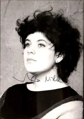 Ak Schauspielerin Veronika Nickl, Portrait, Autogramm