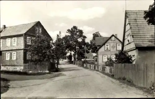 Ak Dröbischau Königsee in Thüringen, Dorfstraße