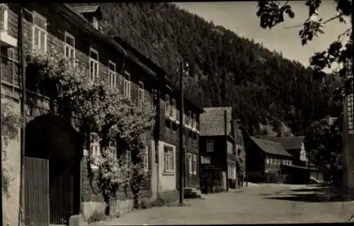 Ak Hockeroda Kaulsdorf in Thüringen, Dorfstraße