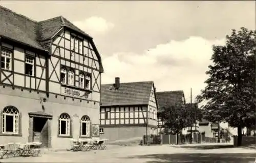 Ak Tautenhain Bad Klosterlausnitz in Thüringen, Im Oberdorf