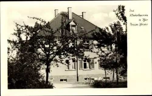 Foto Ak Bad Klosterlausnitz in Thüringen, Pension Förster