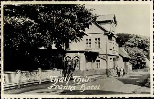 Foto Ak Thal Ruhla in Thüringen, Franks Hotel
