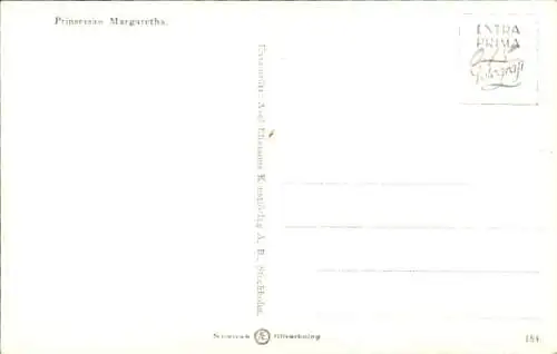 Ak Prinzessin Margaretha, Porträt mit Puppe