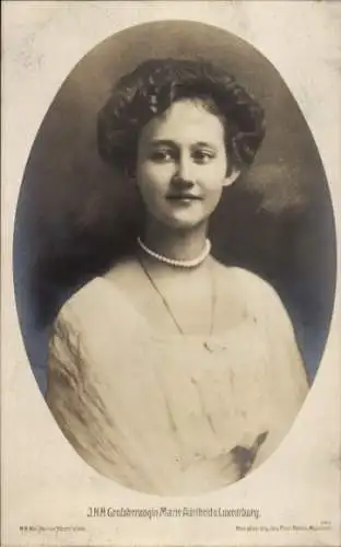 Ak Großherzogin Marie Adelheid von Luxemburg