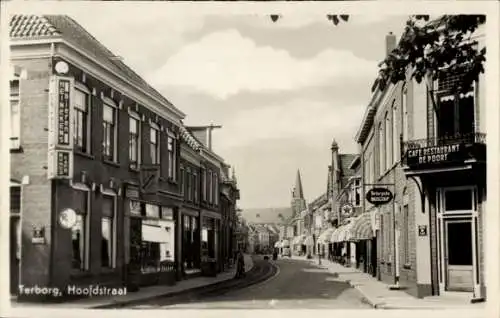 Ak Terborg Gelderland, Hoofdstraat, Café-Restaurant Depoort