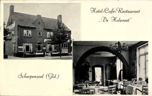 Ak Scherpenzeel Gelderland, Hotel-Café-Restaurant De Holevoet