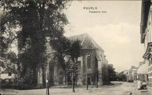 Ak Ruurlo Gelderland, Protestantische Kirche