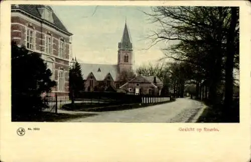 Ak Ruurlo Gelderland, Straße, Kirche