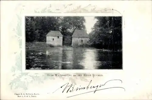 Ak Ruurlo Gelderland, Alte Wassermühle im Huize Ruurlo