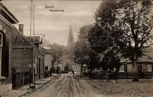 Ak Ruurlo Gelderland, Dorpstraat