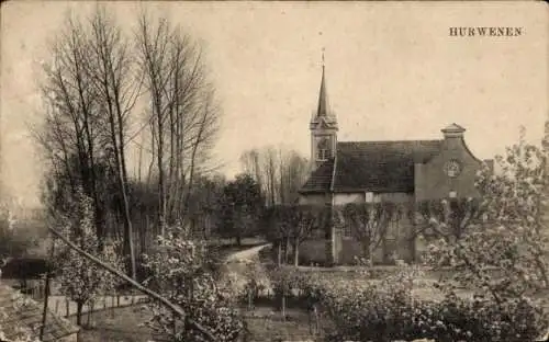 Ak Hurwenen Maasdriel Gelderland, Kirche