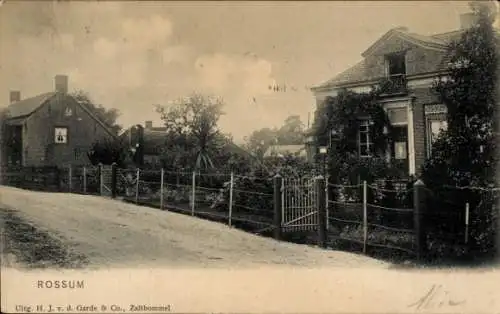 Ak Rossum Maasdriel Gelderland, Straße, Häuser